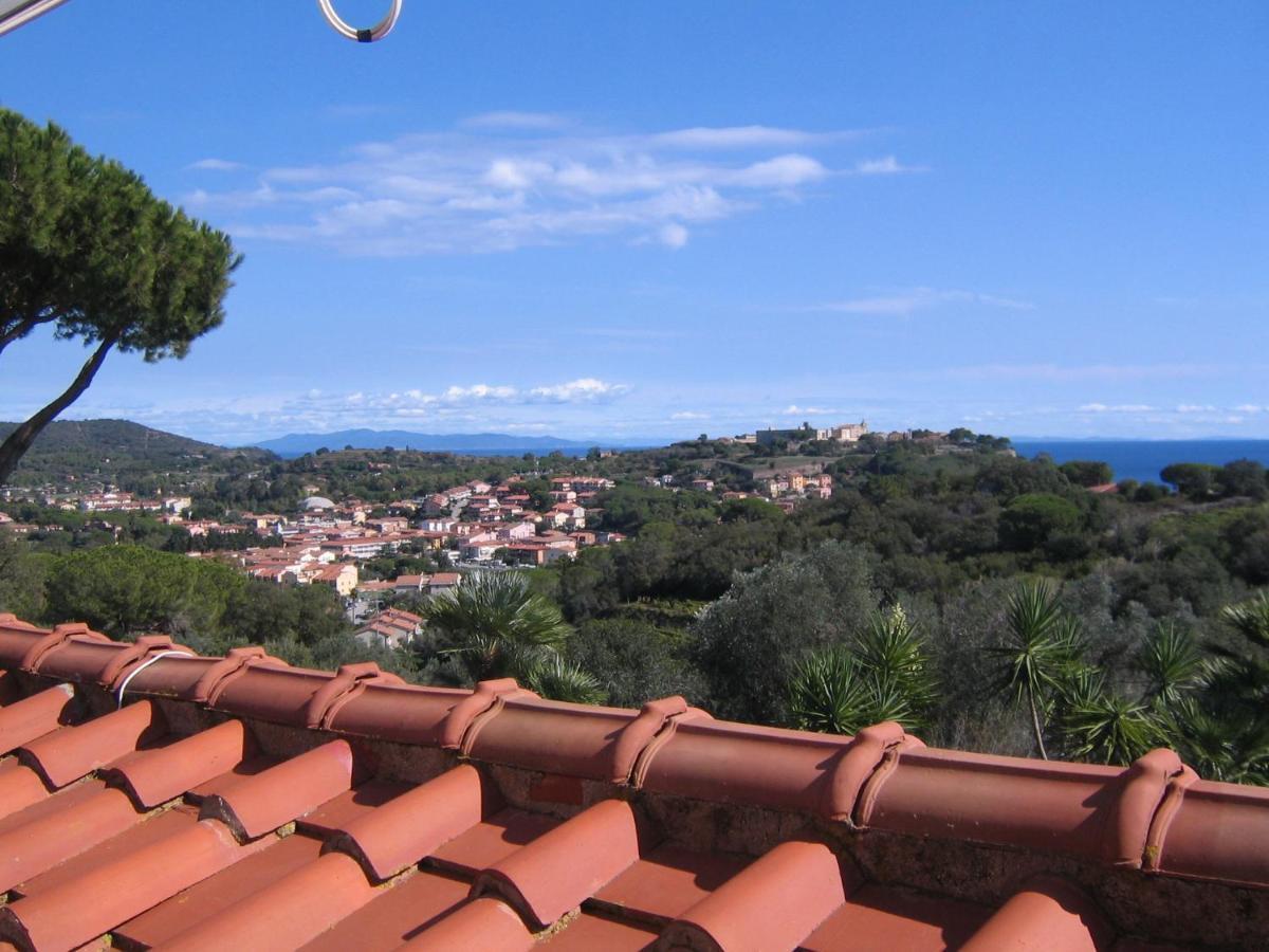 Studio-Appartment In Landhaus Mit Meerblick Porto Azzurro Exterior foto